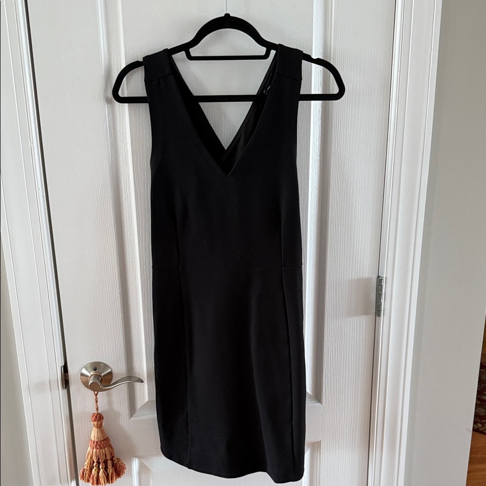 Madewell Black Backless Dress